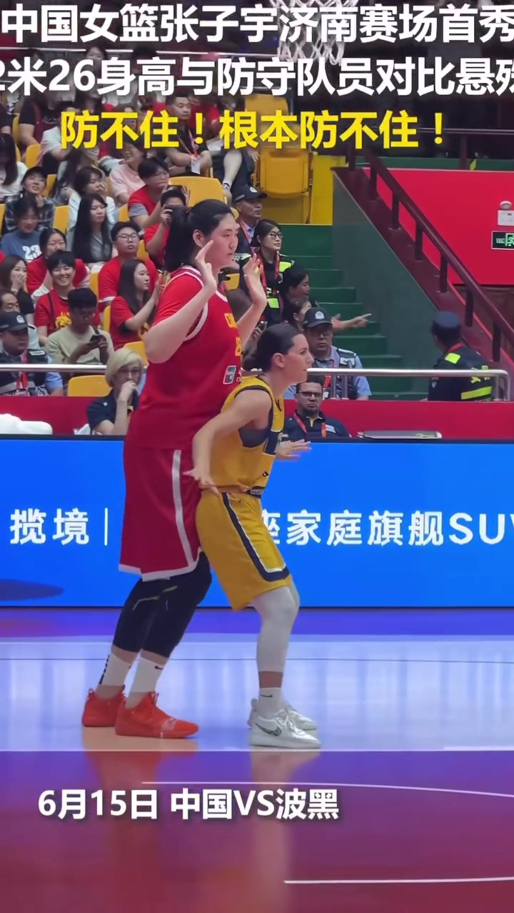 张子宇这降维打击的身高对手绕前防还有啥用啊