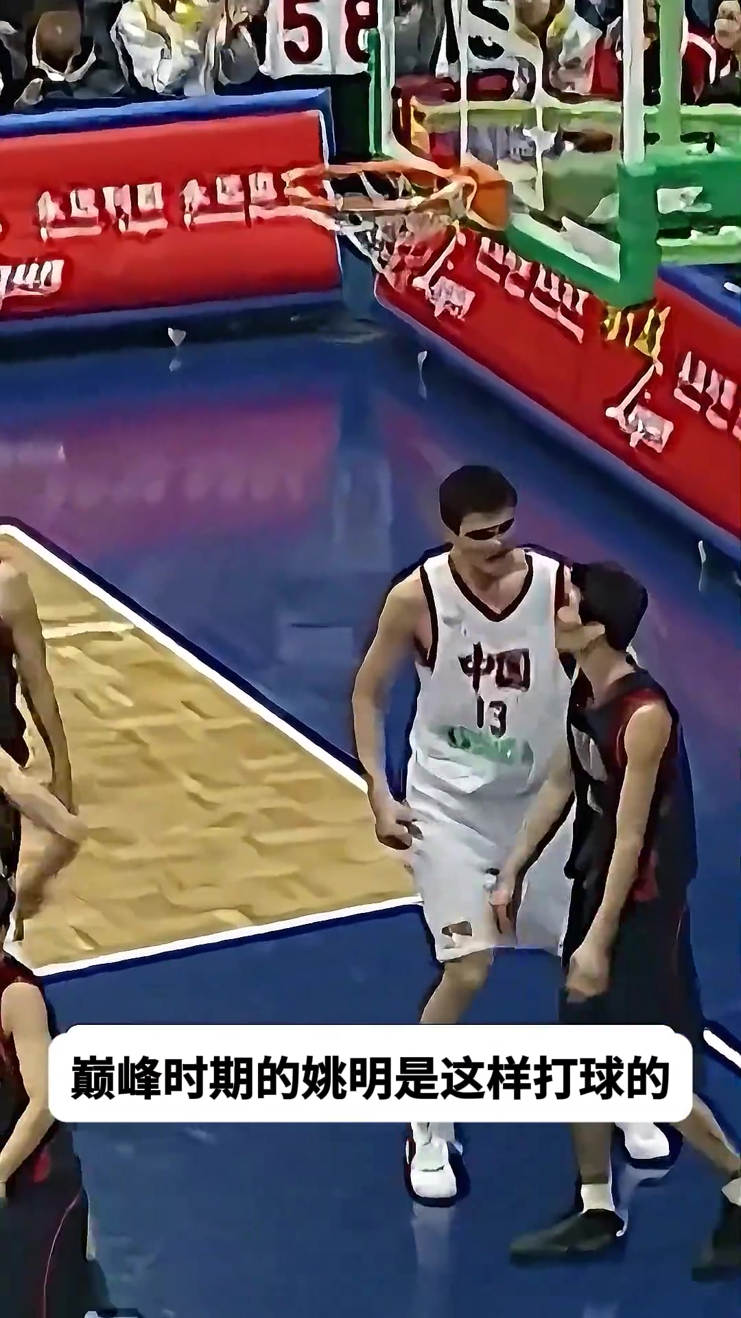 巅峰时期的姚明是这样打球的内外兼备 手感柔和怎么防