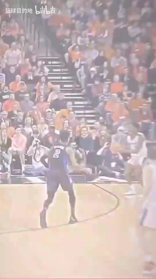 恐怖天赋对手空位三分居然被锡安的离谱弹速和高度给帽下来了