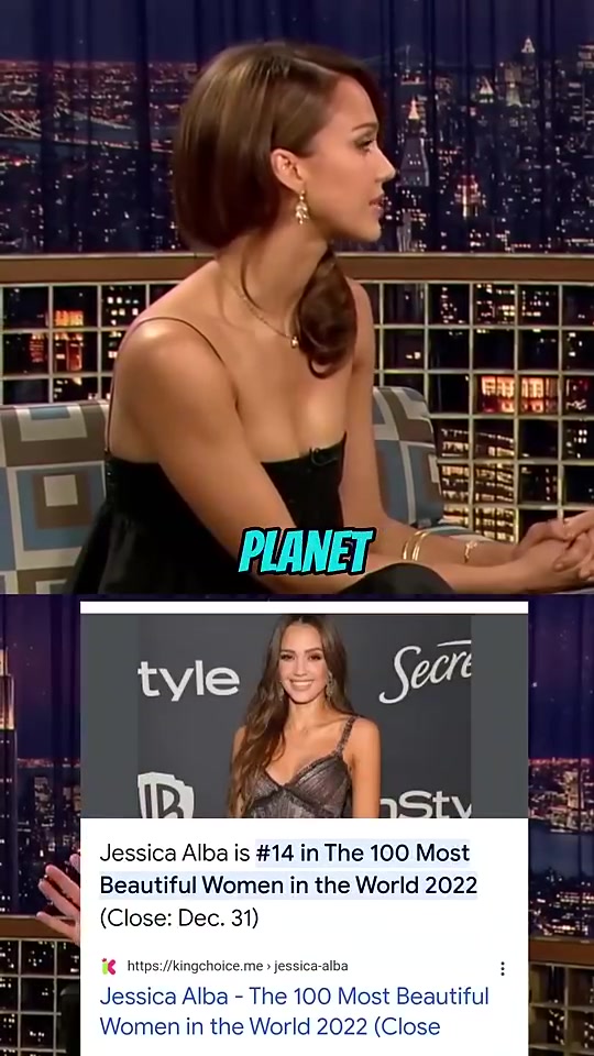 湖人队的铁杆粉丝杰西卡-阿尔芭当年真不愧是女神级别的