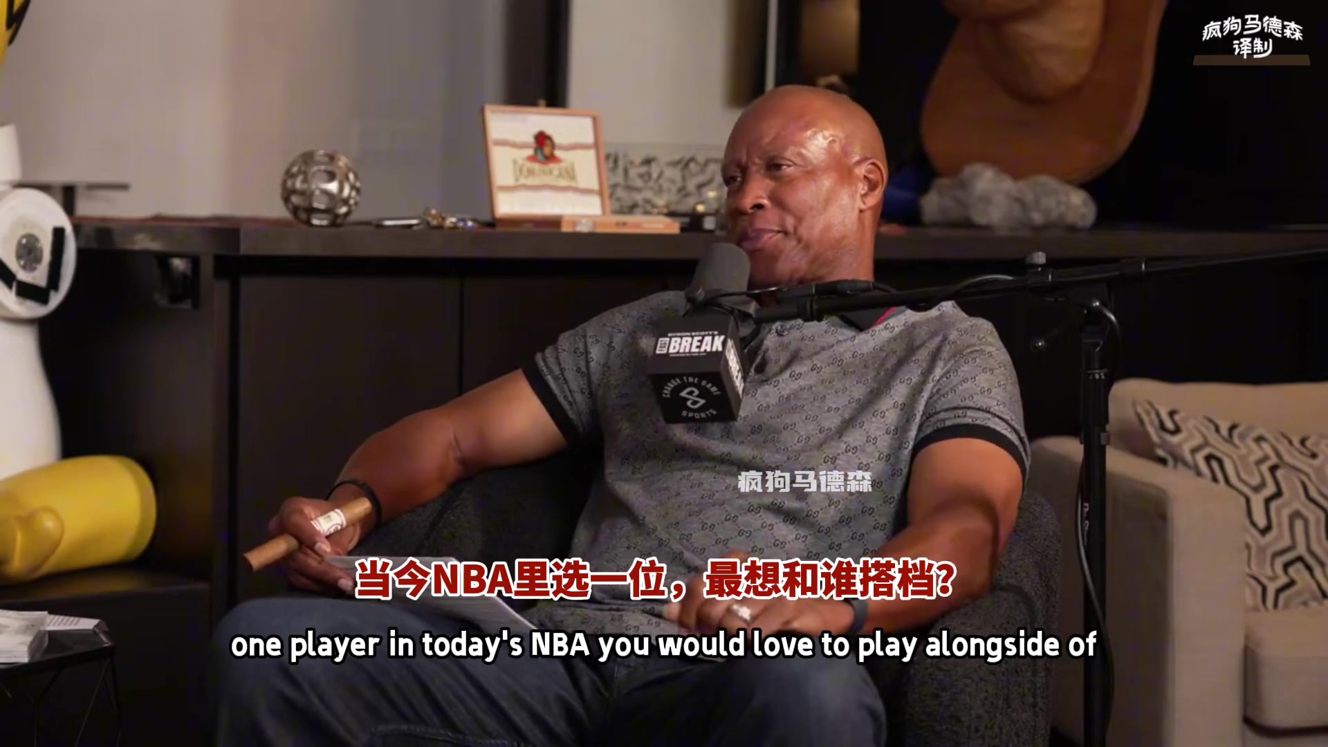 最想和谁搭档霍里詹姆斯因为他会把球给我库里出手太多