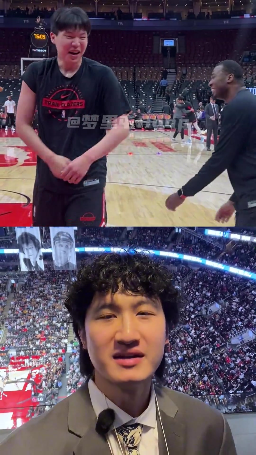 前方记者在多伦多直击小杨英语有进步热身都不需要翻译