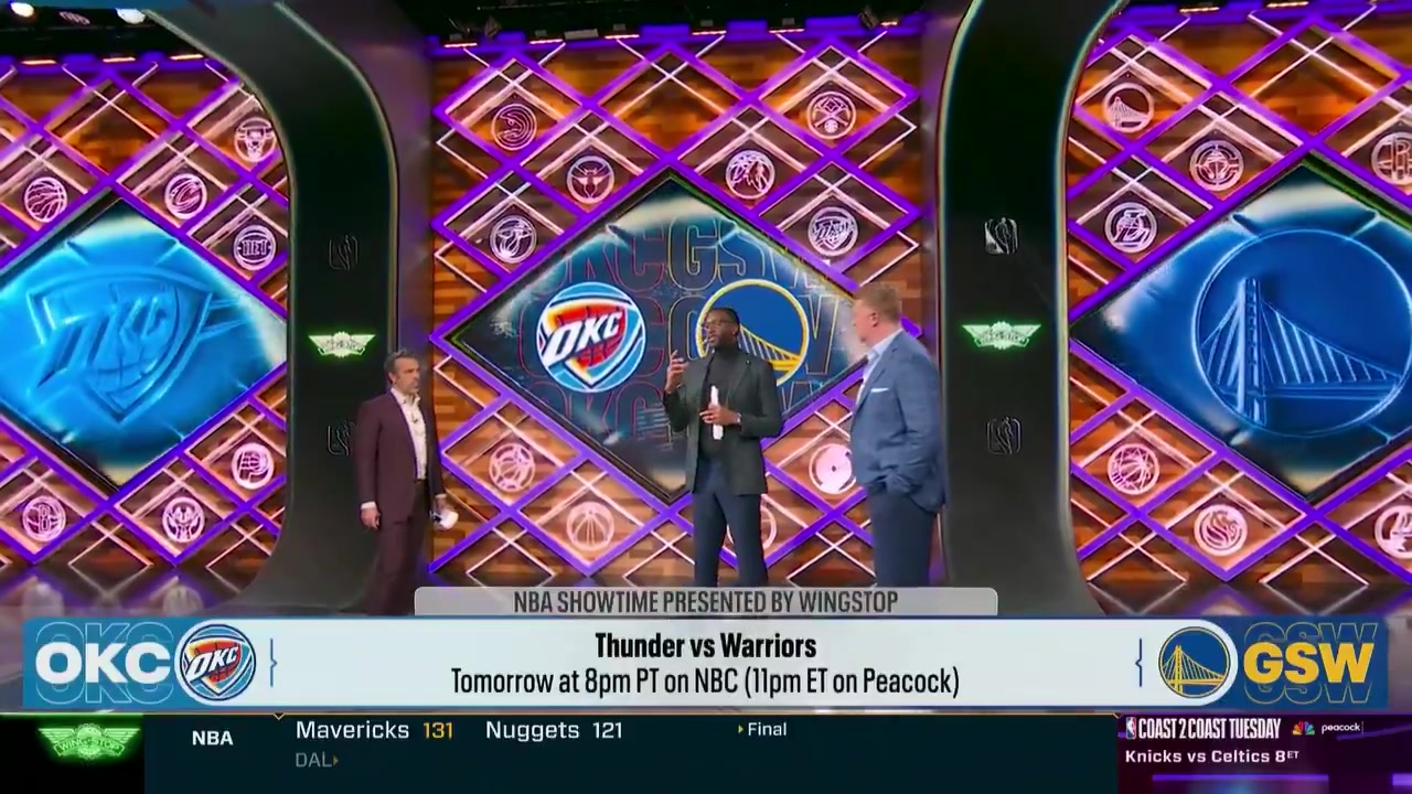 麦迪还挺适合做节目一通分析勇士vs雷霆 结果被白曼巴打脸