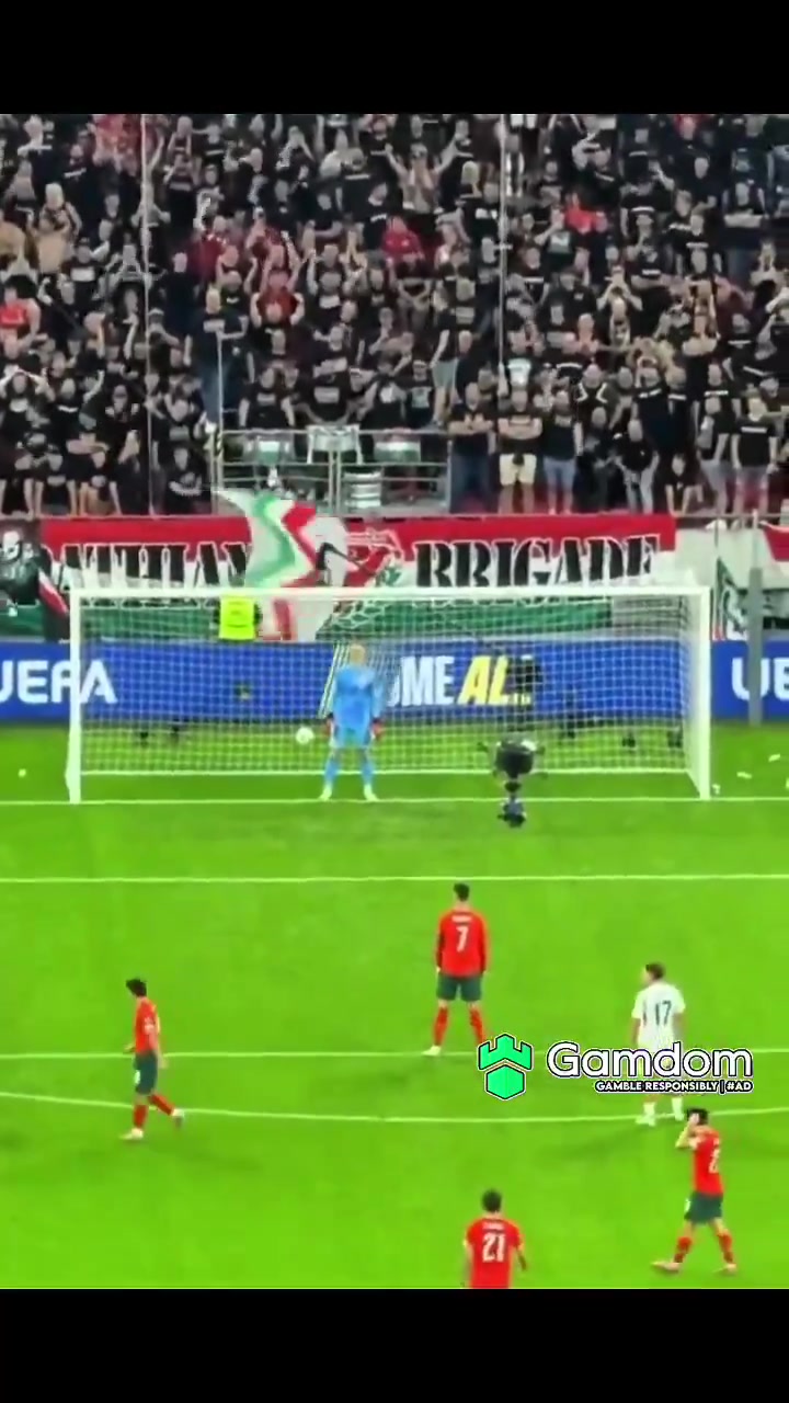 世预赛射手王C罗的Siuuu甚至盖过了匈牙利主场的助威声