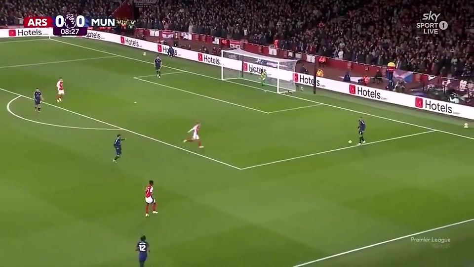 赞阿莫林式红魔这次进攻阿森纳球员球都碰不到