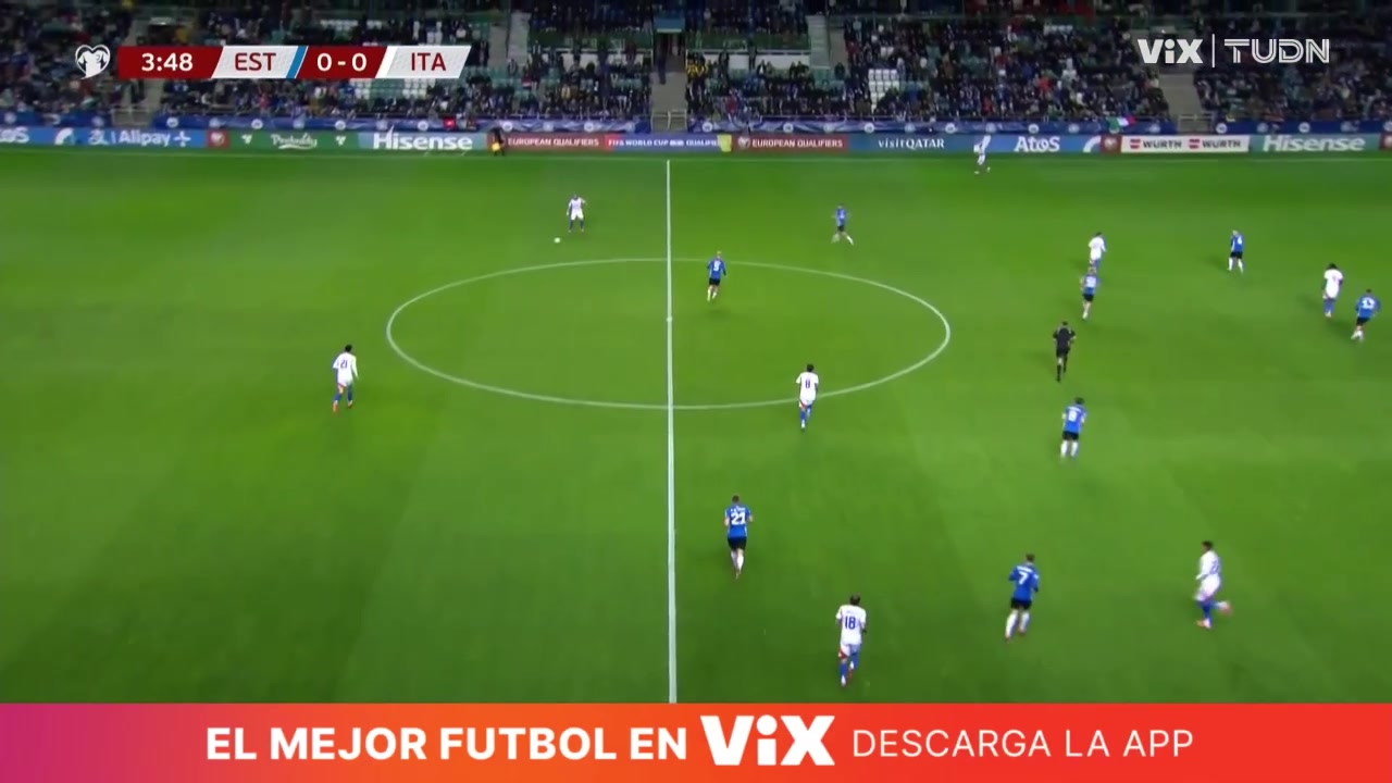 意大利开场4分钟取得领先迪马尔科助攻小基恩禁区内打门得手