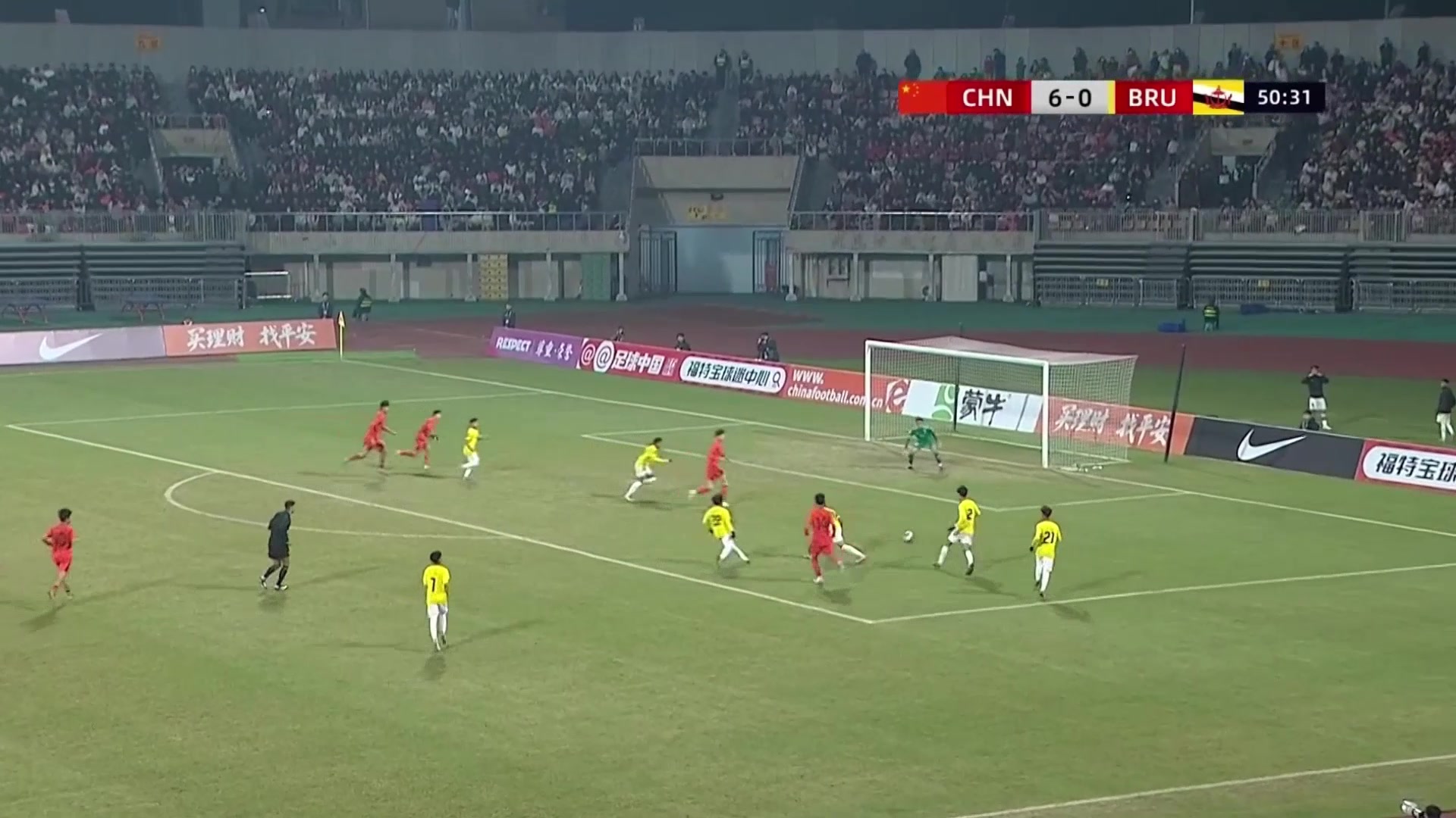 火力不减张伯霖破门U16国足7-0文莱