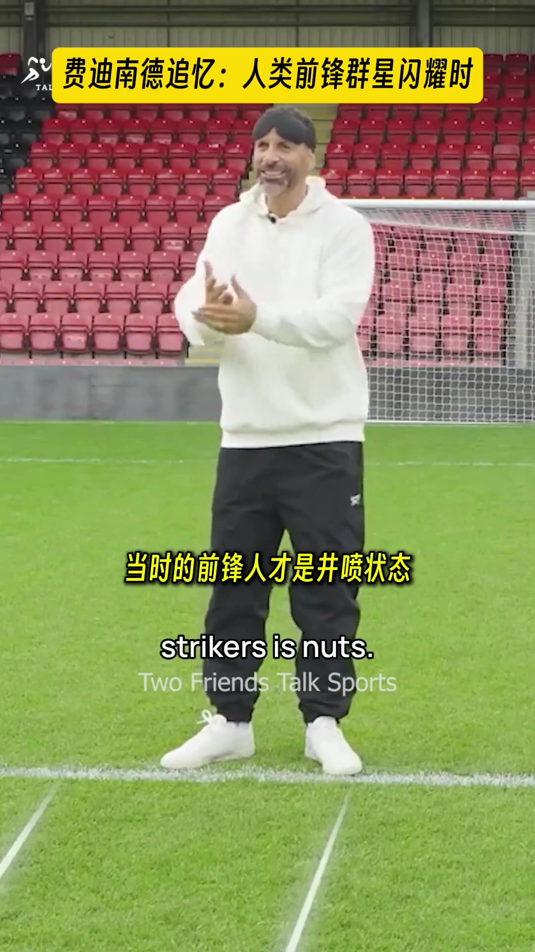 费迪南德踢球的时候顶级前锋井喷现在只有哈兰德凯恩是顶级