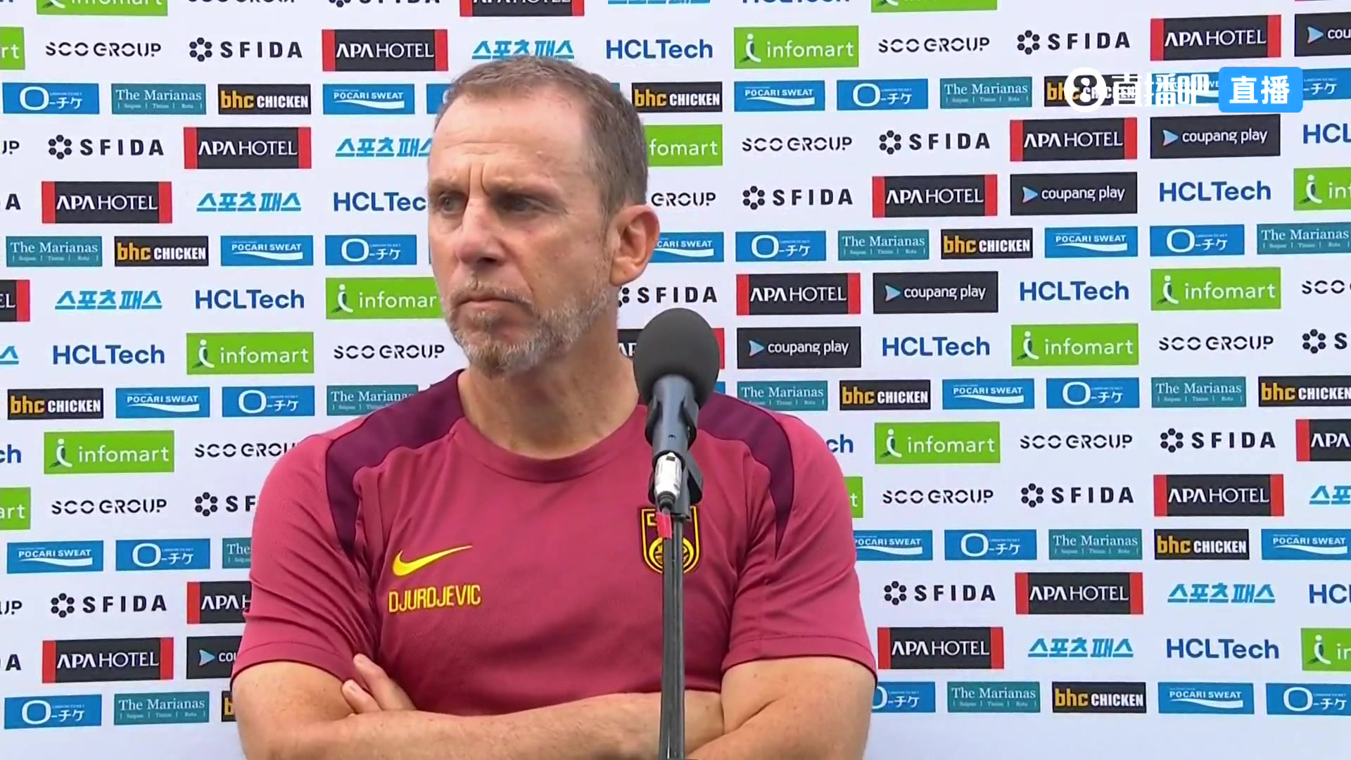 才赢中国香港1个久尔杰维奇解释运气太差了 但国足能汲取经验