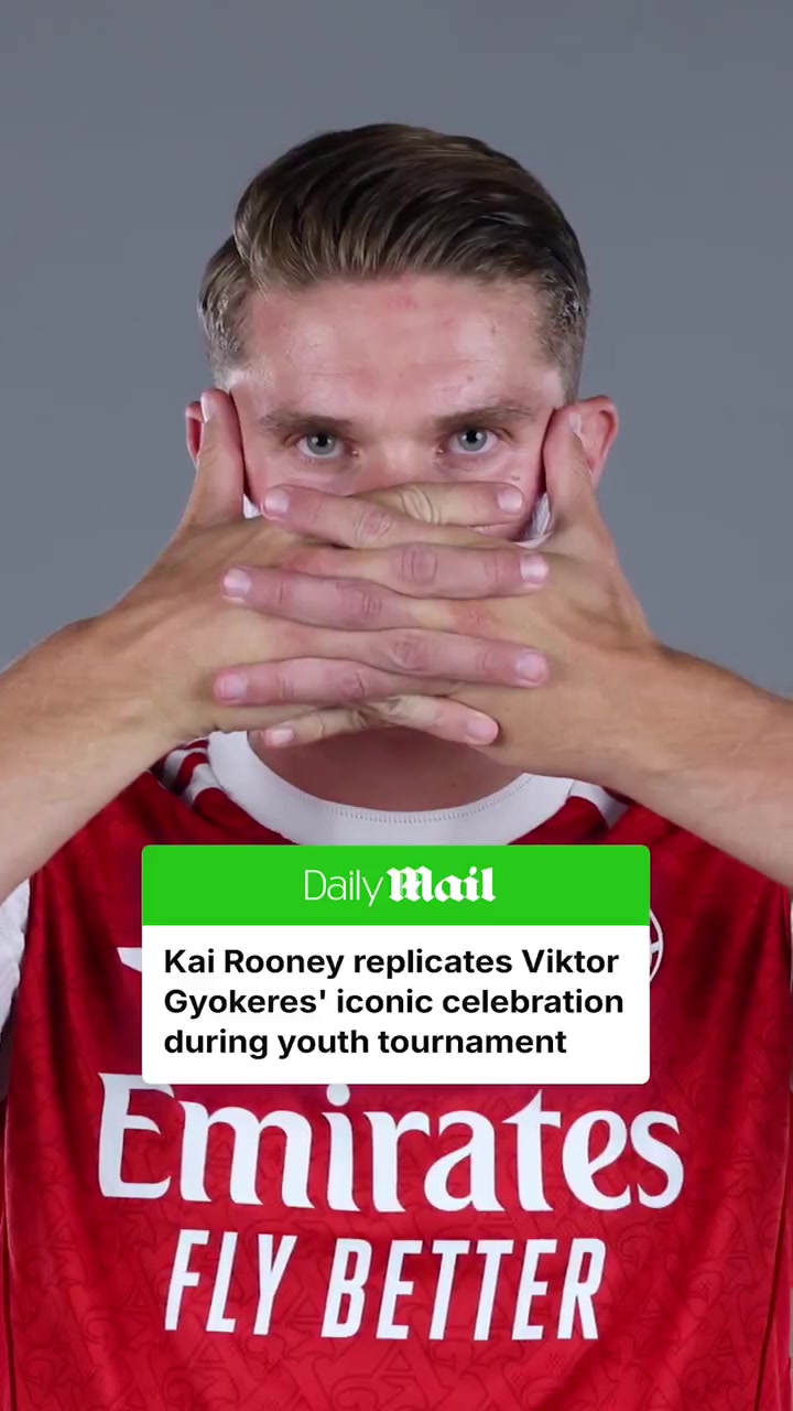 迷弟1鲁尼儿子在曼联U16进球后做出约克雷斯同款庆祝