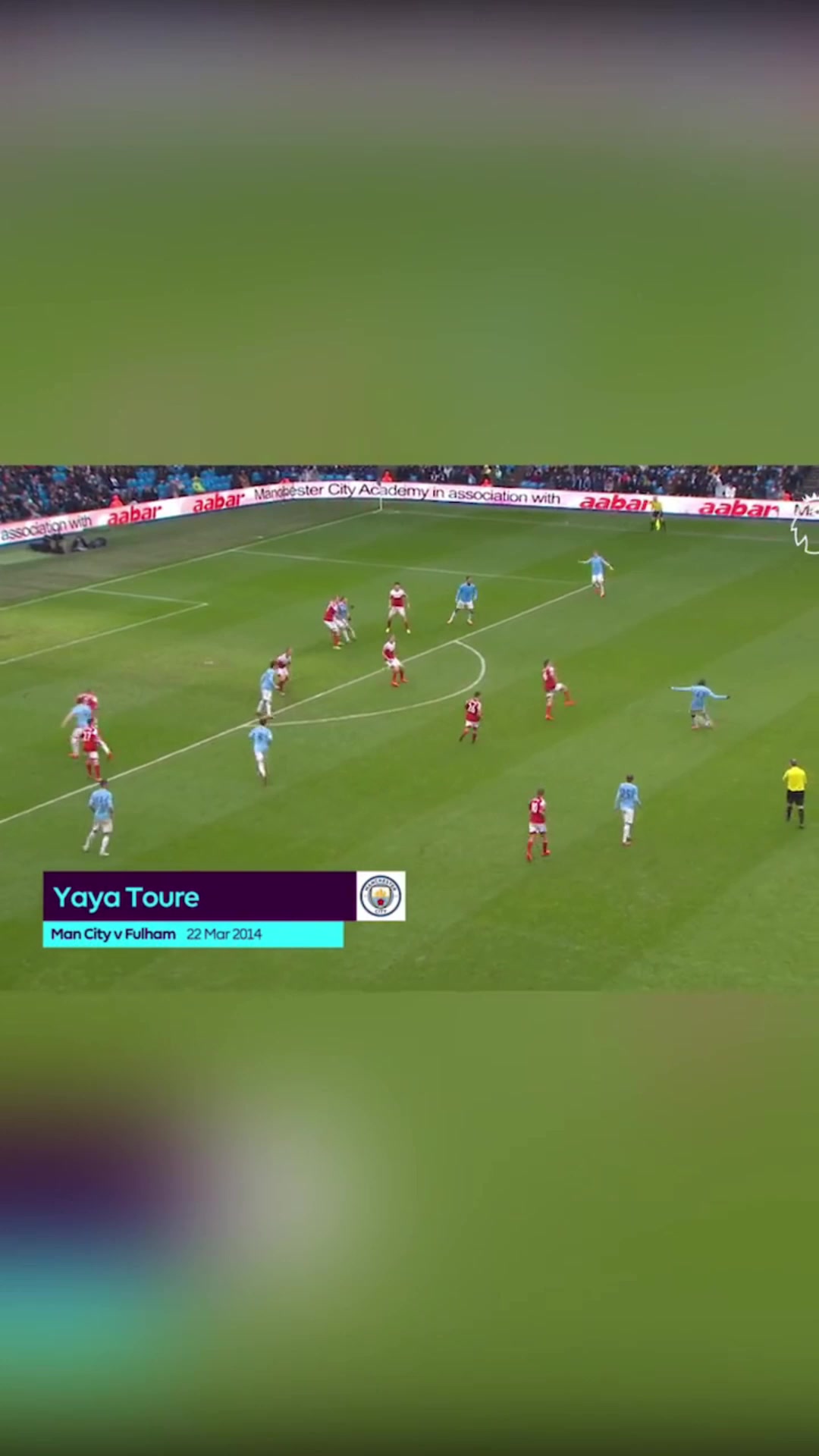 野兽级中场有多强亚亚图雷40米外定点远射就像罚点球一样