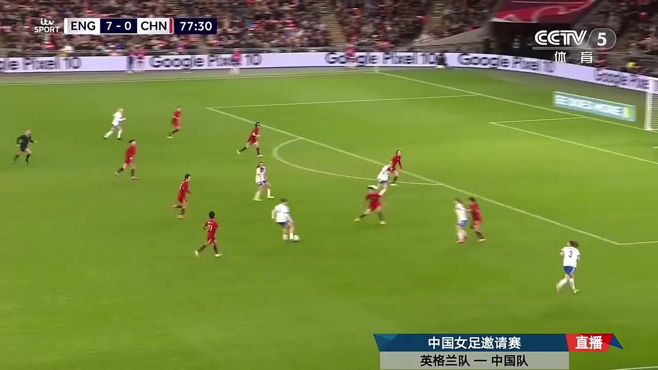 中国女足毫无防守英格兰轻松传球鲁索破门英格兰8-0中国女足