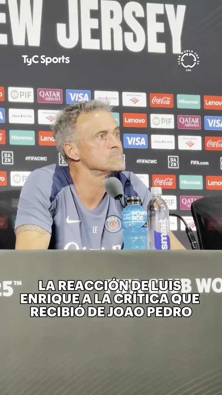 恩里克赛后我无意攻击若昂-佩德罗但他说我是输不起的人