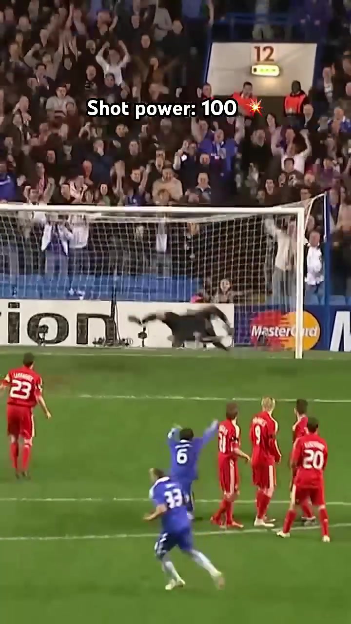 重炮型中卫传奇时刻阿莱士欧冠重炮攻破利物浦